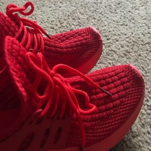 red women's sneakers